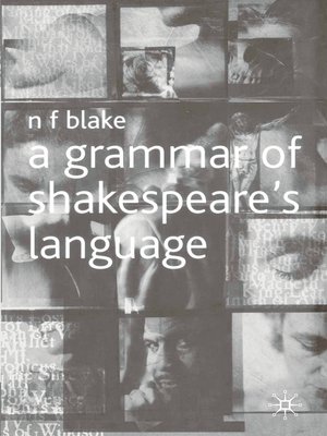 cover image of A Grammar of Shakespeare's Language